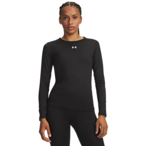 Damska bluza treningowa bez kaptura Under Armour UA ColdGear Crew - czarna