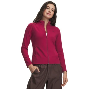 Damska bluza treningowa Under Armour Motion FZ - burgundowa