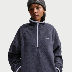 Damska bluza z dzianiny o kroju oversize Nike - Szary