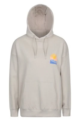 Damska bluza z kapturem Cornwall o luźnym kroju - Beige Mountain Warehouse