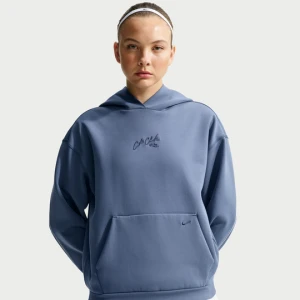 Damska bluza z kapturem do koszykówki Dri-FIT Caitlin Standard Issue - Niebieski Nike