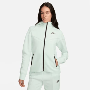 Damska bluza z kapturem i zamkiem na całej długości Nike Sportswear Tech Fleece Windrunner - Zieleń