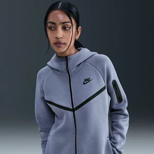 Zdjęcie produktu Damska bluza z kapturem i zamkiem na całej długości Nike Tech Fleece Windrunner - Niebieski