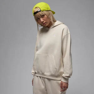 Damska bluza z kapturem Jordan Brooklyn Fleece - Brązowy