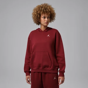 Damska bluza z kapturem Jordan Brooklyn Fleece - Czerwony