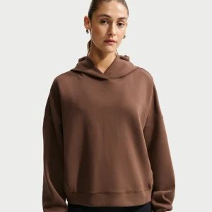 Damska bluza z kapturem Nike 24.7 ImpossiblySoft - Brązowy
