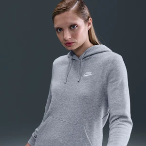 Damska bluza z kapturem Nike Club Fleece - Szary