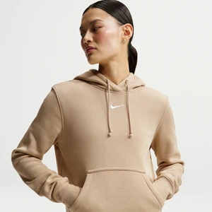 Damska bluza z kapturem Nike Phoenix Fleece - Brązowy