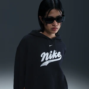 Damska bluza z kapturem Nike Sportswear Phoenix Fleece - Czerń
