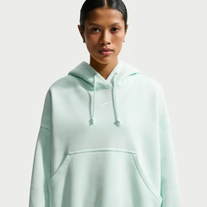 Damska bluza z kapturem o kroju over-oversize Nike Phoenix Fleece - Zieleń