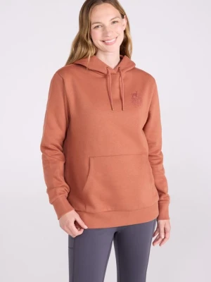 Damska bluza z kapturem o regularnym kroju z nadrukiem Spirit Of Adventure - Orange Mountain Warehouse