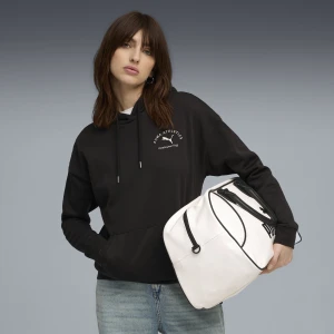 Damska bluza z kapturem PUMA Class o luźnym kroju, Odzież, Czarny,