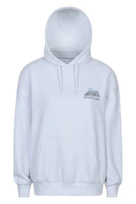 Damska bluza z kapturem Scotland Graphic o luźnym kroju - Beige Mountain Warehouse