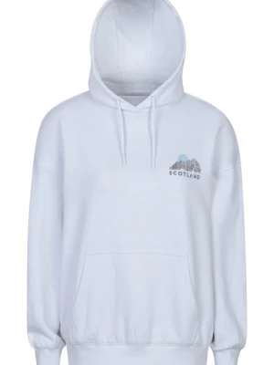 Damska bluza z kapturem Scotland Graphic o luźnym kroju - Beige Mountain Warehouse