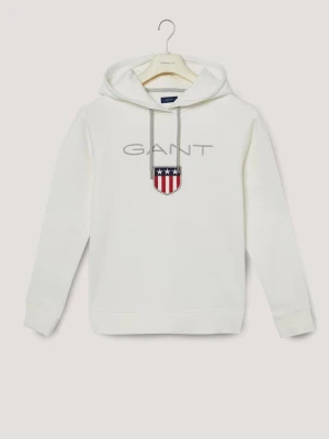 Damska Bluza z Kapturem z Motywem Archive Shield GANT
