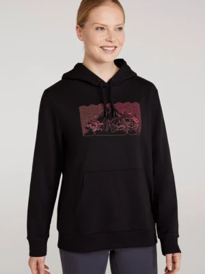 Damska bluza z nadrukiem ombre — góry - Black Mountain Warehouse