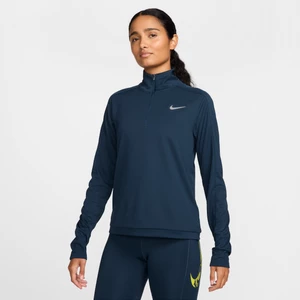 Damska bluza z zamkiem 1/4 Nike Dri-FIT Pacer - Niebieski