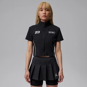 Damska bluza z zamkiem na całej długości Jordan Brooklyn - Czerń