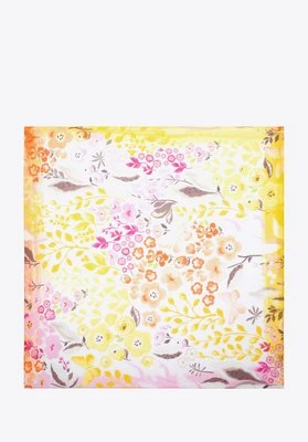 Damska chusta wzorzysta żółto - czerwona Wittchen