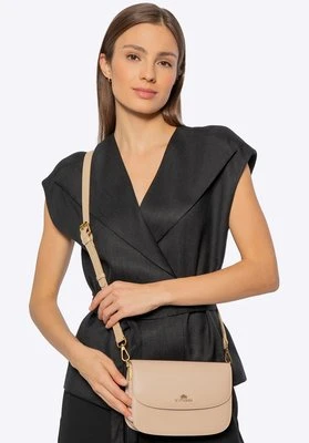 Damska crossbody ze skóry naturalnej beżowa Wittchen
