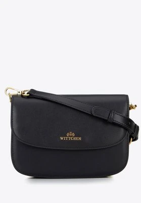 Damska crossbody ze skóry naturalnej czarna Wittchen