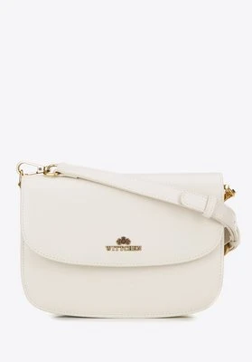 Damska crossbody ze skóry naturalnej kremowa Wittchen