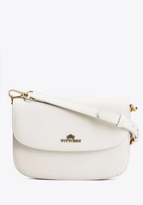 Damska crossbody ze skóry naturalnej kremowa Wittchen