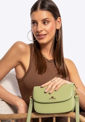 Damska crossbody ze skóry naturalnej pistacjowa Wittchen