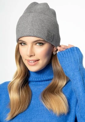 Damska czapka klasyczna szara Wittchen