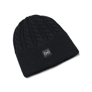 Damska czapka zimowa Under Armour Halftime Cable Knit Beanie - czarna