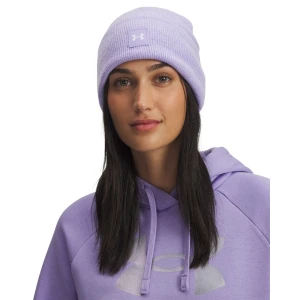 Damska czapka zimowa Under Armour W HALFTIME BEANIE - fioletowa