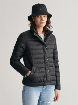 Damska czarna puchowa kurtka ze stójką GANT