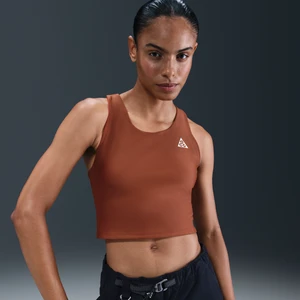 Damska dwustronna koszulka bez rękawów Dri-FIT ADV Nike ACG „Tree Frog” - Brązowy
