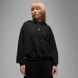Damska dzianinowa bluza z kapturem Dri-FIT Jordan Sport Crossover - Czerń