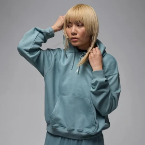 Damska dzianinowa bluza z kapturem Dri-FIT Jordan Sport Crossover - Szary