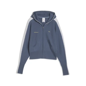 Damska dzianinowa kurtka PUMA x MADHAPPY T7, Akcesoria, Niebieski
