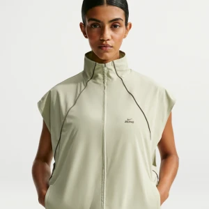 Damska kamizelka o kroju oversize NikeSKIMS Stretch Nylon - Zieleń