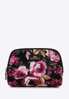 Damska kosmetyczka żakardowa wzorzysta multikolor Wittchen