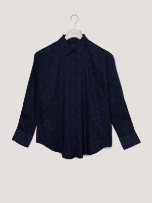 Damska Koszula z Modalu W Cętki Relaxed Fit GANT