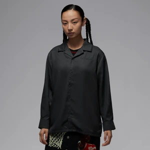 Damska koszula z tkaniny z długim rękawem Air Jordan - Szary