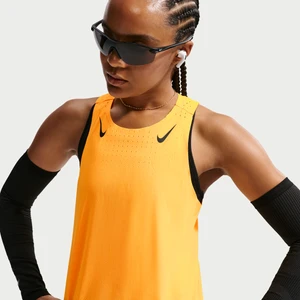 Damska koszulka bez rękawów do biegania Dri-FIT ADV Nike AeroSwift - Pomarańczowy