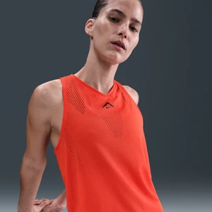 Damska koszulka bez rękawów do biegania Dri-FIT ADV Nike Trail - Czerwony