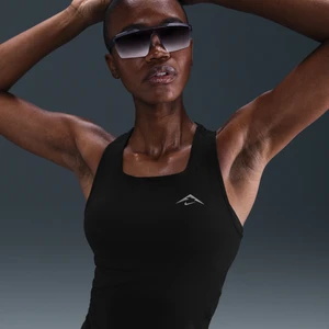 Damska koszulka bez rękawów do biegania Dri-FIT Nike Trail - Czerń