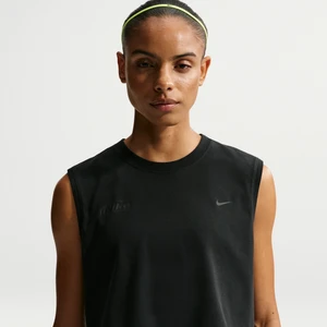 Damska koszulka bez rękawów do biegania Nike Swift Butterfly Dri-FIT - Czerń
