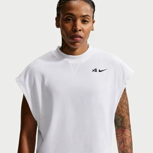 Damska koszulka bez rękawów do koszykówki A'ja Wilson - Biel Nike