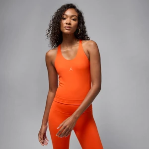 Damska koszulka bez rękawów Dri-FIT Jordan Sport - Pomarańczowy