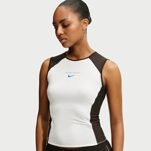 Damska koszulka bez rękawów Nike - Biel