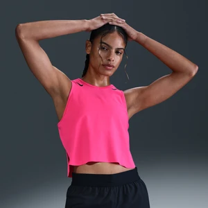 Damska koszulka bez rękawów o skróconym kroju do biegania Dri-FIT ADV Nike AeroSwift - Różowy