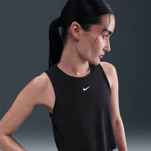 Damska koszulka bez rękawów o skróconym kroju Dri-FIT Nike One Classic - Czerń