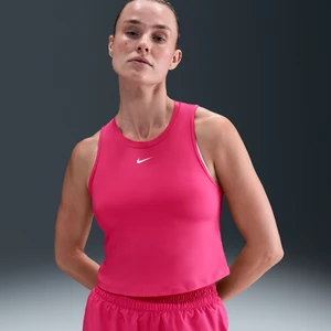 Damska koszulka bez rękawów o skróconym kroju Dri-FIT Nike One Classic - Różowy